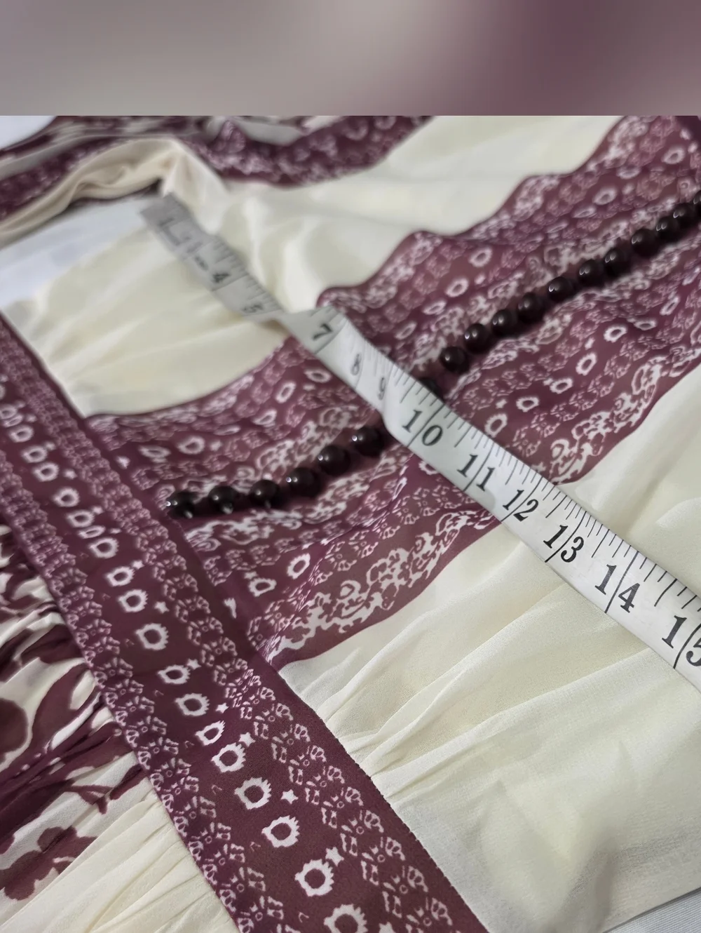 Sunfere Melvina Floral Print Pleated Maxi Dress NWT Size Large - Picture 11 of 16